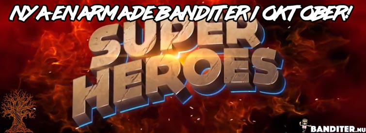 super heroes yggdrasil enarmad bandit slot spelautomat banditer
